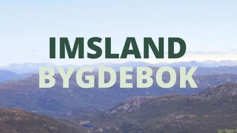 Lenkje til artikkel: Imsland bygdebok er klar for lansering