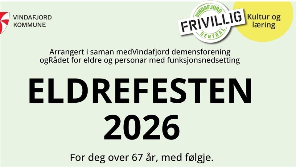 Lenkje til artikkel: Velkomen til eldrefest 2026!