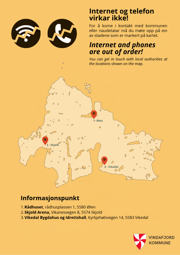 Lenkje til artikkel: Eigenberedskapsveka 2026: Kva gjer du når nettet og mobilen er nede?
