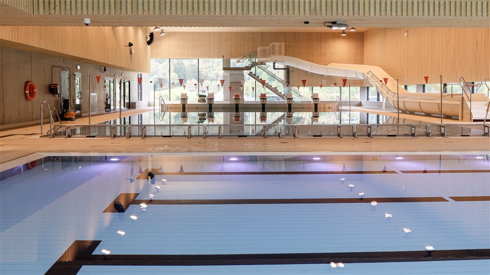 Badeanlegget i Vindafjordhallen - Klikk for stort bilete